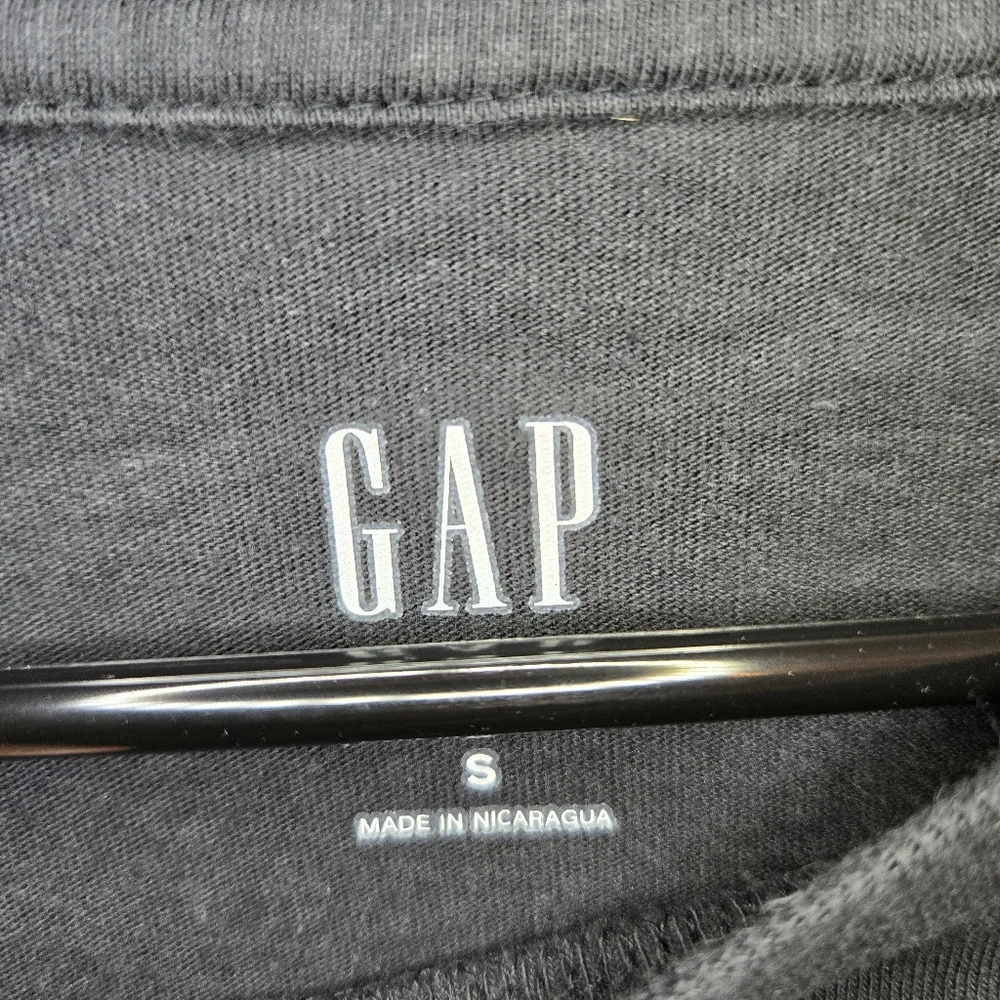 GAP X Jean-Michel Basquiat Men's Black Longsleeve T-shirt Size Small Modern Art - Picture 6 of 8